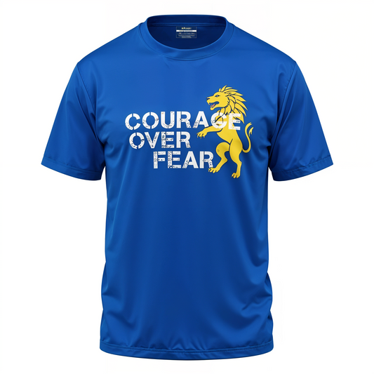 Courage Over Fear Cotton Oversized T-shirt