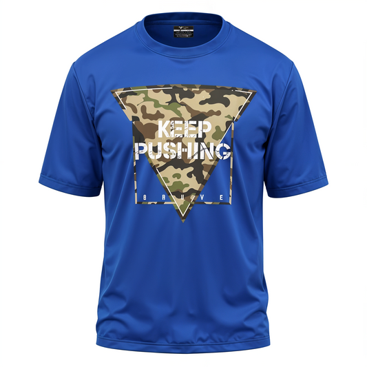 Keep Pushing Cotton Oversized T-shirt