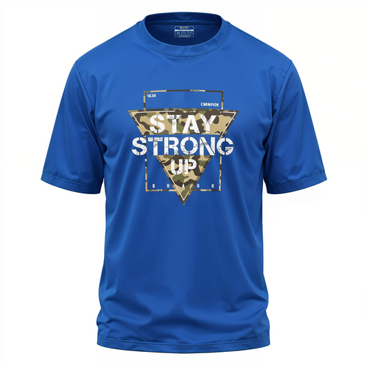 Stay Strong Up Cotton Oversized T-shirt